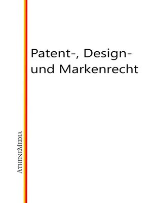cover image of Patent-, Design- und Markenrecht